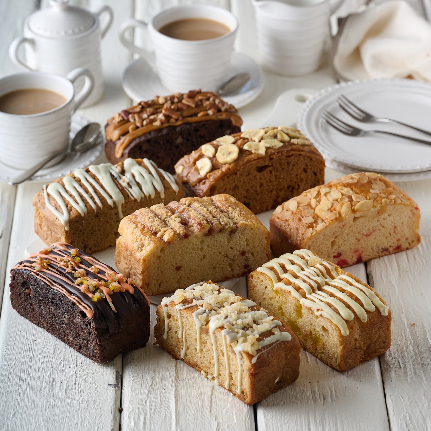 Luxury Sponge Cake Selection- Set of 8