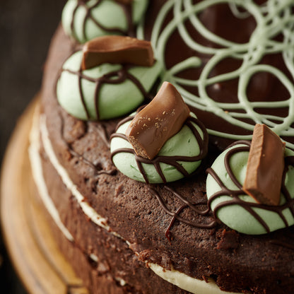 Galaxy Mint Chocolate Cake