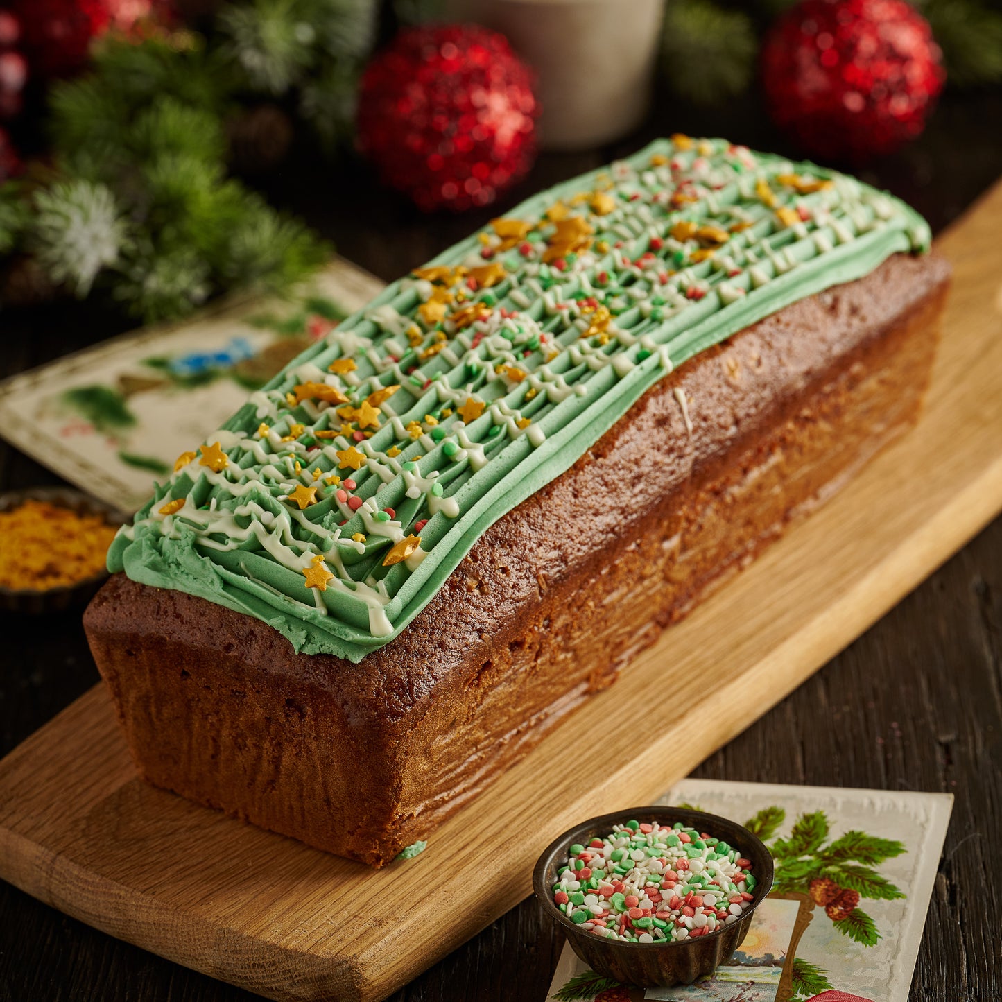 Festive Gingerbread Loaf Cake