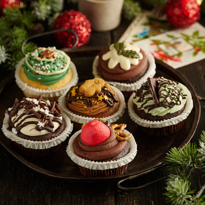 Christmas Cupcake Selection