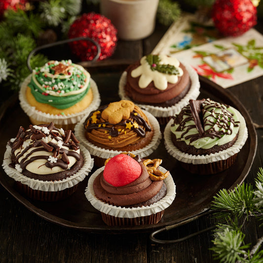 Christmas Cupcake Selection