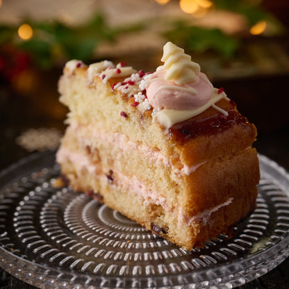 Winter Raspberry, Cranberry & White Chocolate Cake- NGCI (14 portions)