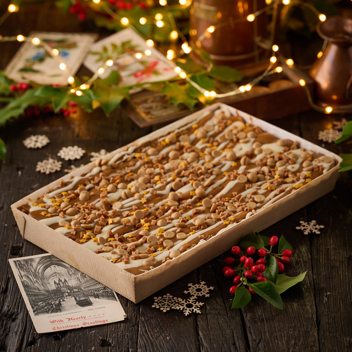 Festive Millionaire's Flapjack