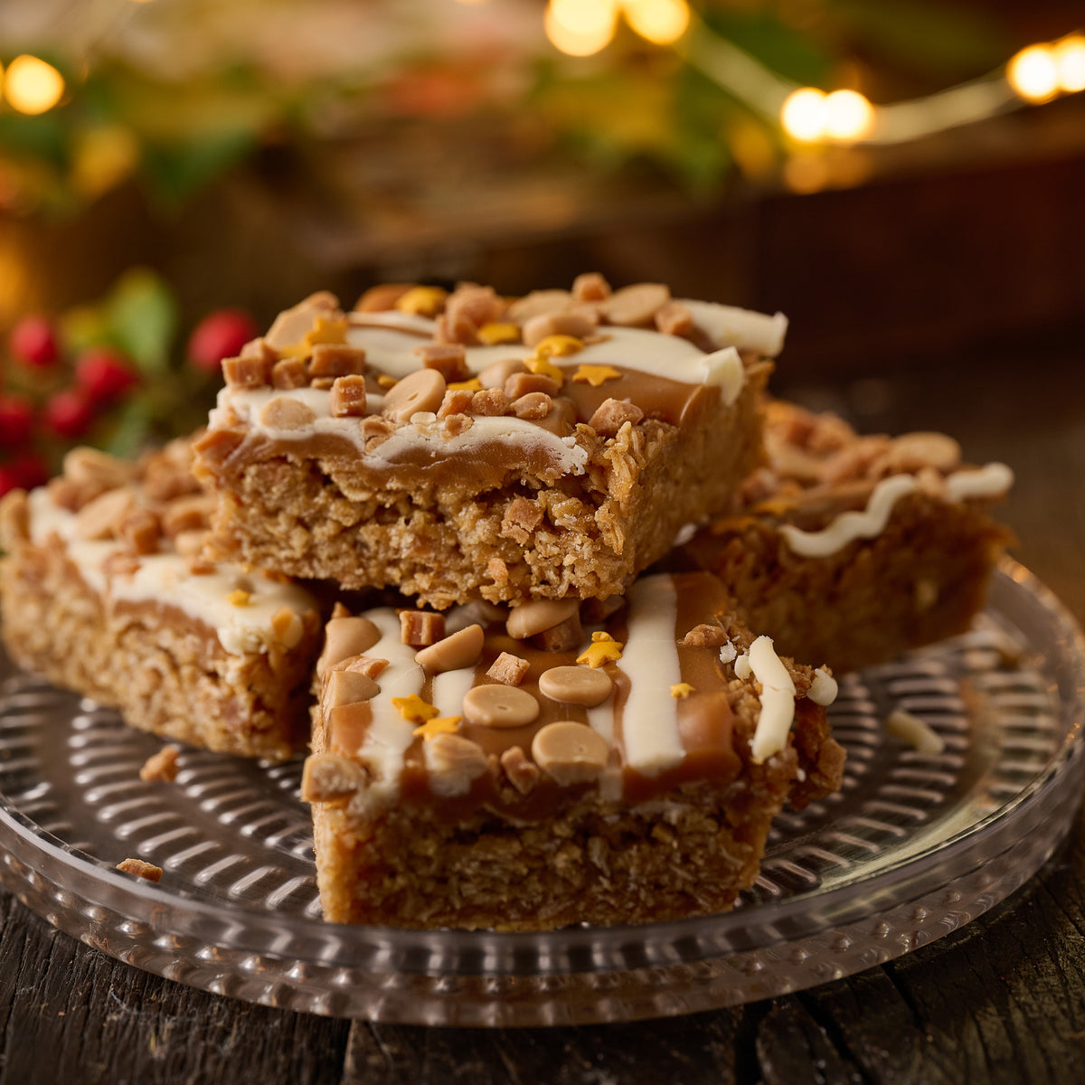 Festive Millionaire's Flapjack