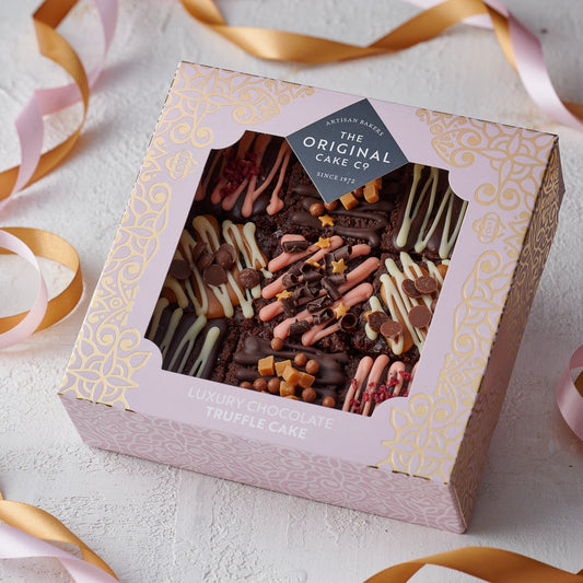 Pink Chocolate Truffle Cake Gift Box