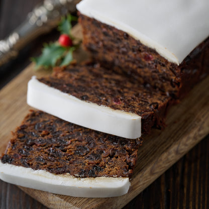 Iced Top Fruit Cake Loaf