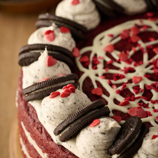 Valentine's Red Velvet & Oreo Cake