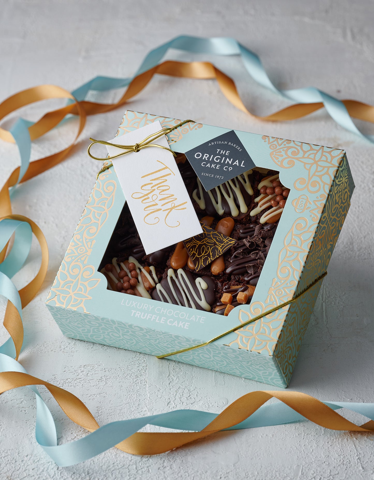 Caramel & Chocolate Truffle Cake Gift Box