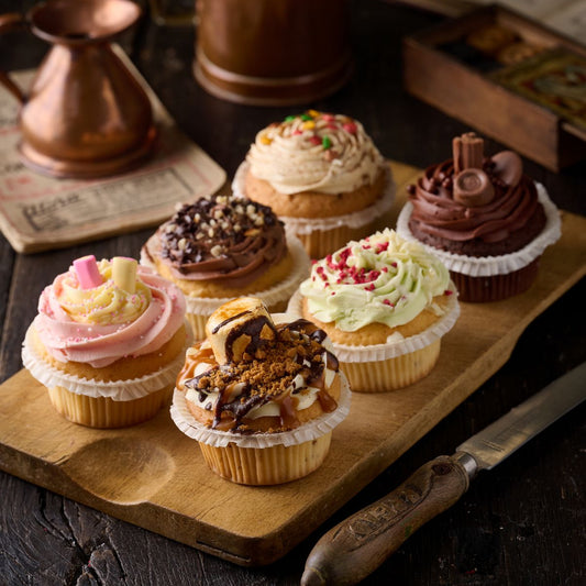autumn cupcake selection 