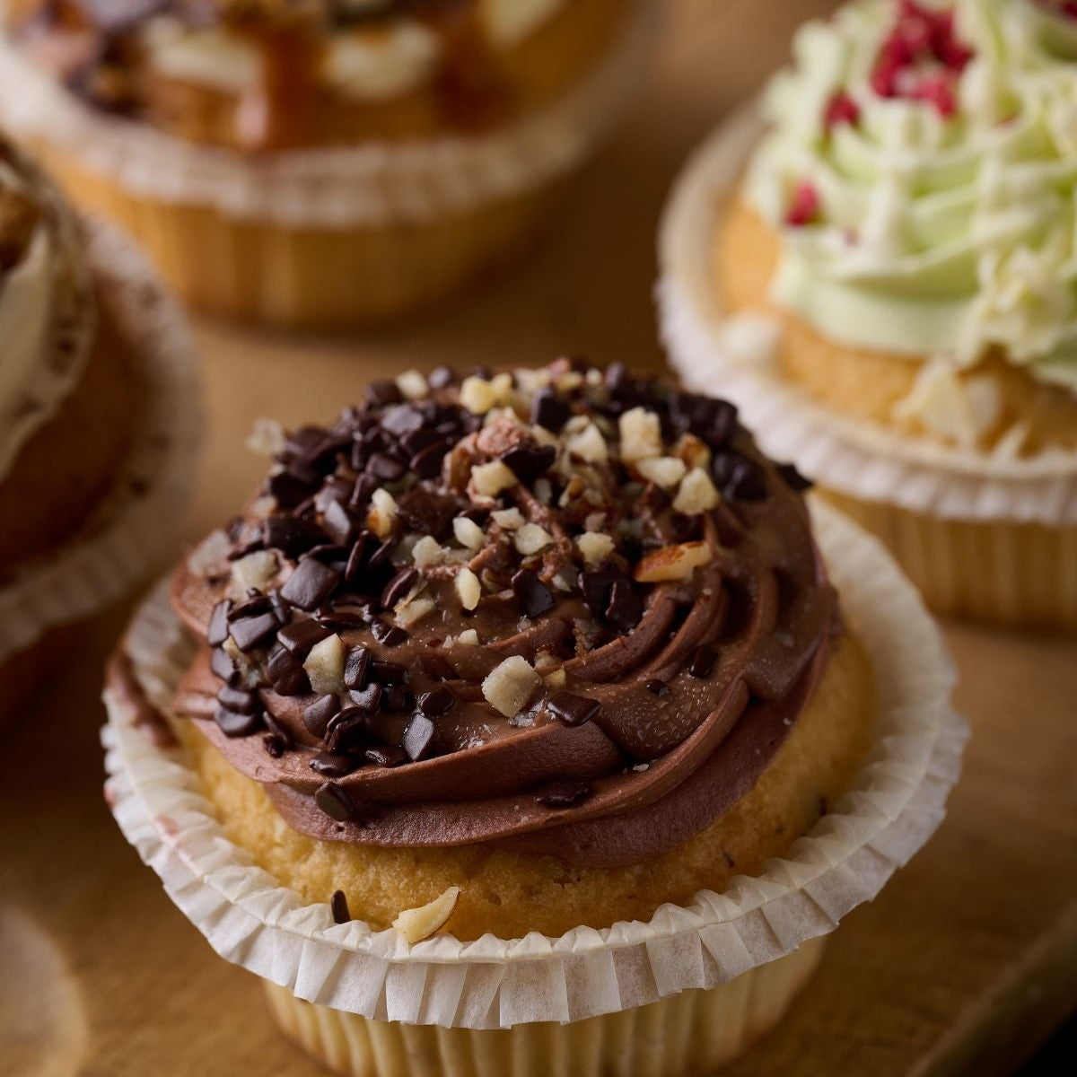 chocolate and hazelnut cupcake 