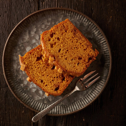 plated sticky toffee loaf cake 
