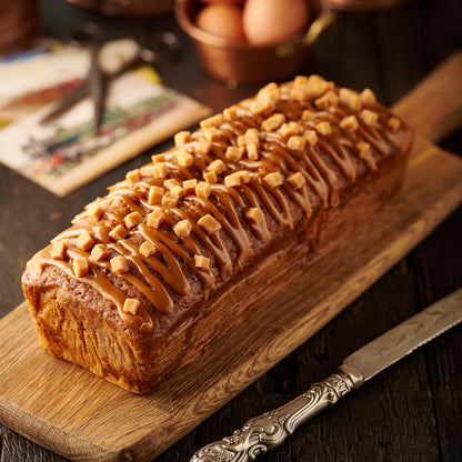 sticky toffee loaf cake whole