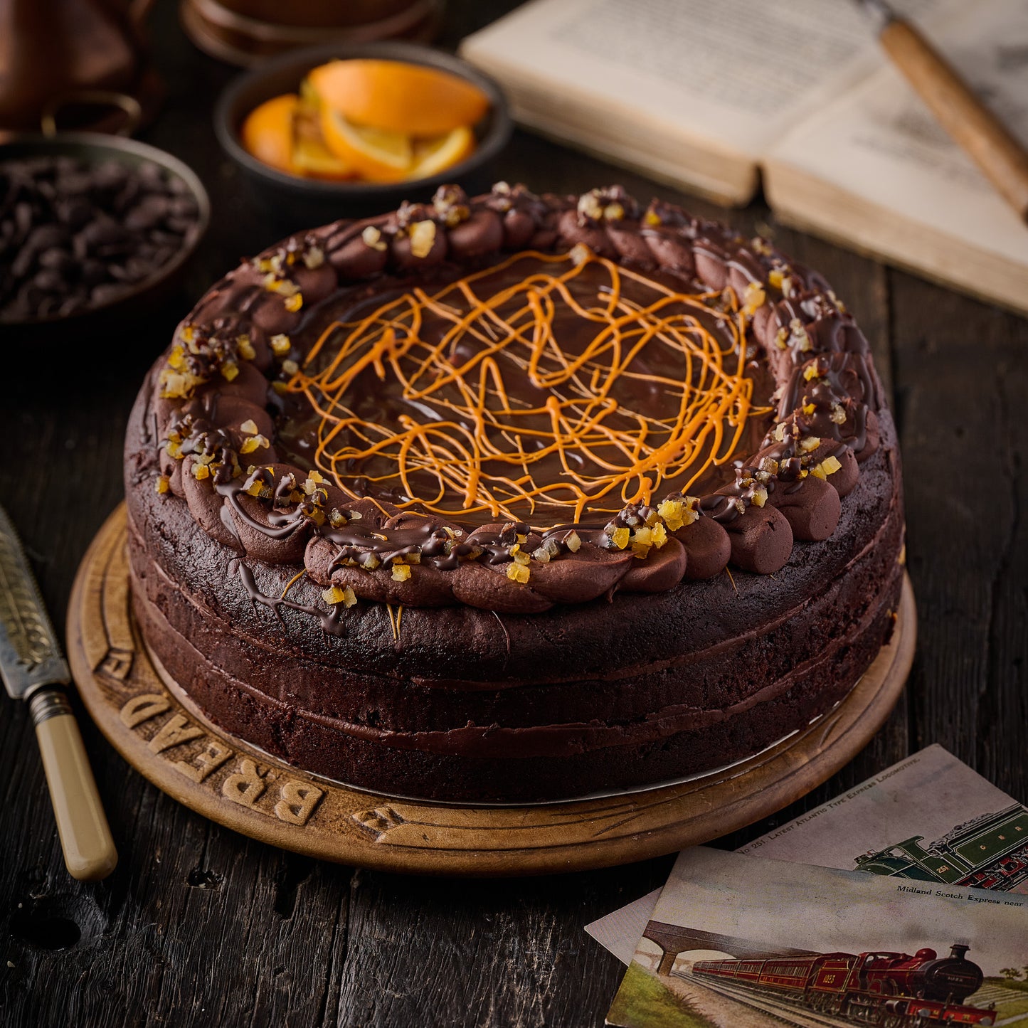 vegan chocolate orange cake