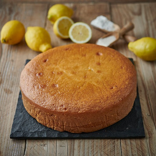 12 inch plain lemon sponge cake 